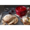 Cocotte ghisa tonda rossa Staub cm 24 - immagine 3