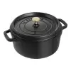 Cocotte ghisa tonda nera Staub cm 24