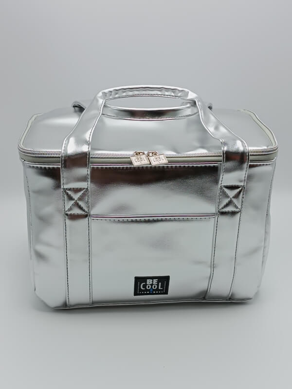 Borsa termica City argento litri 13,5 Be Cool