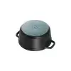 Cocotte ghisa tonda nera Staub cm 24 - immagine 10
