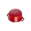 Cocotte ghisa rotonda rosso ciliegia Staub cm 26 litri 5,2 - immagine 6