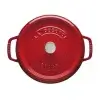 Cocotte ghisa tonda rossa Staub cm 24 - immagine 4