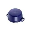 Cocotte ghisa blu Staub cm 24 - immagine 4