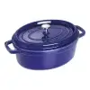 Cocotte ghisa ovale blu Staub cm 29