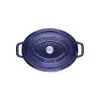 Cocotte ghisa ovale blu Staub cm 29 - immagine 2