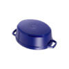 Cocotte ghisa ovale blu Staub cm 29 - immagine 5