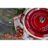 Cocotte ghisa tonda rossa Staub cm 24 - immagine 5