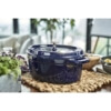 Cocotte ghisa ovale blu Staub cm 29 - immagine 6