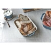 Pirofila in ceramica azzurra cm 34 X 24
