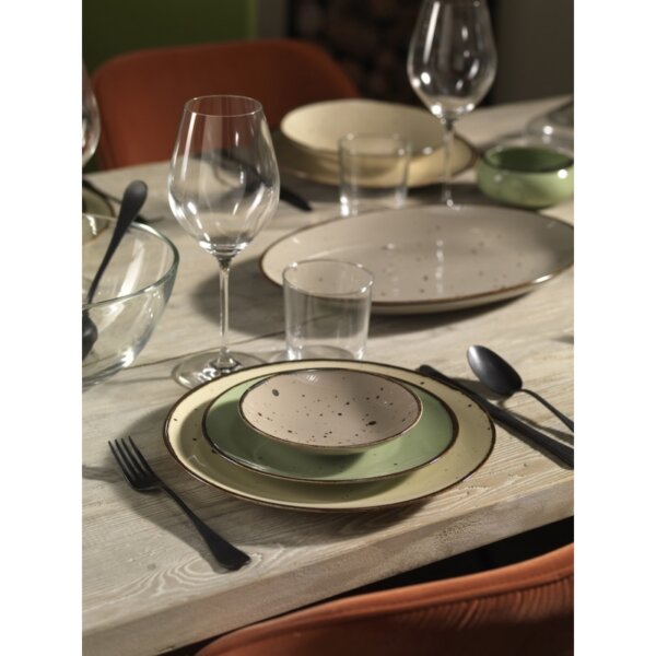 Piatto frutta cm 21,5 Cottagre Brown (tortora) - immagine 2