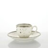 Tazza caffè con piatto Cottage Ivory
