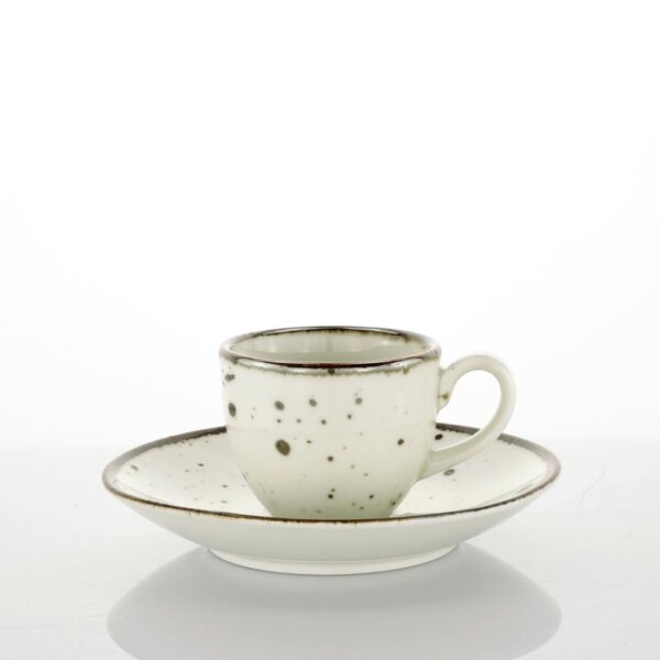 Tazza caffè con piatto Cottage Ivory