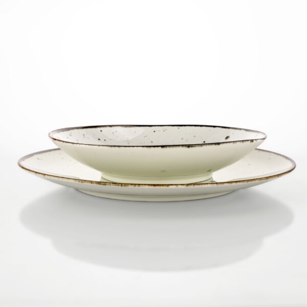 Piatto fondo cm 22 Cottage Ivory - immagine 2