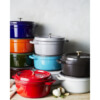 Cocotte ghisa tonda rossa Staub cm 24 - immagine 7
