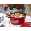 Cocotte ghisa tonda rossa Staub cm 24 - immagine 8