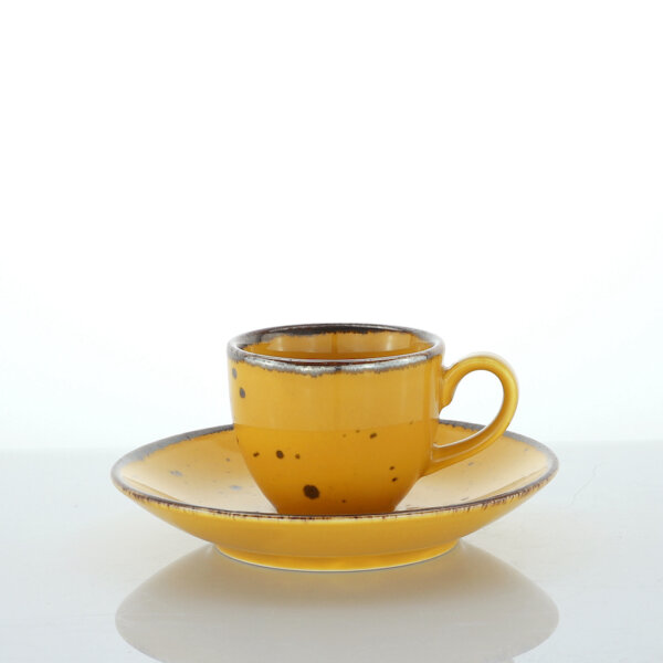 Tazza caffè con piatto Cottage Yellow