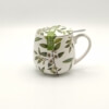 Tazza il Coccolo con filtro inox decoro tè verde ml 420