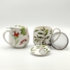 Tazza il Coccolo con filtro iinox decoro rosa canina ml 420 - immagine 3