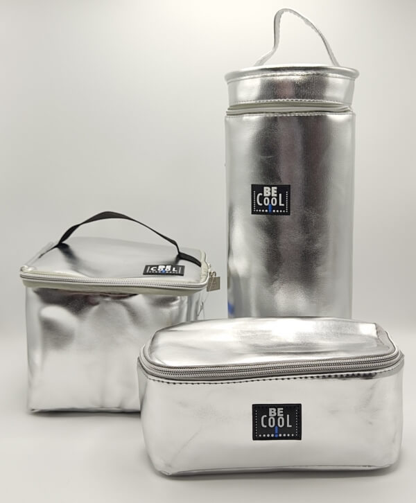 Borsa termica City argento litri 4,5 Be Cool - immagine 2