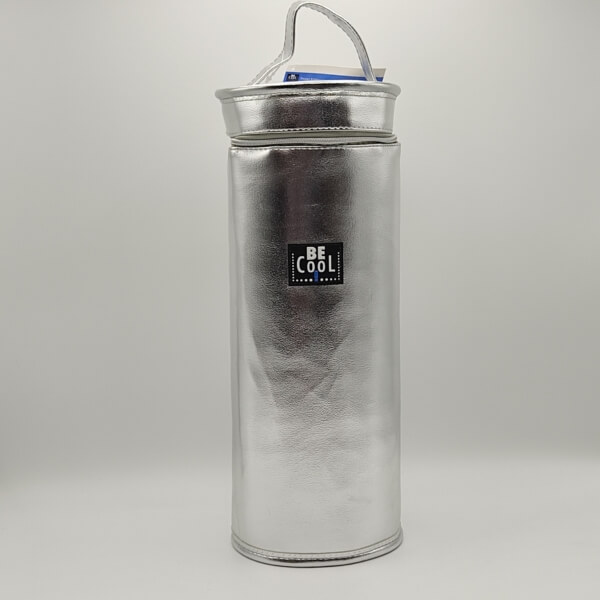 Borsa termica City argento litri 2 Be Cool per champagne