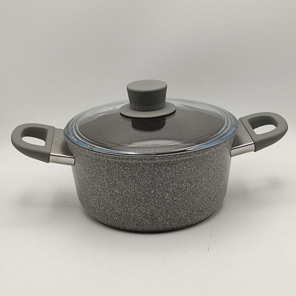 Casseruola Murano con coperchio vetro cm 20