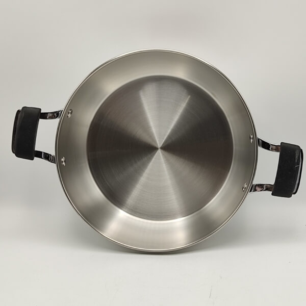 Pentola in acciaio con coperchio cm 18 Tempra - immagine 2