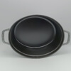 Cocotte ghisa ovale Grey cm 31 - immagine 4