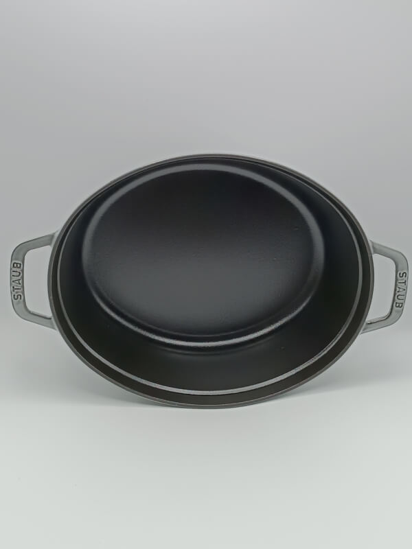 Cocotte ghisa ovale Grey cm 31 - immagine 4