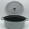 Cocotte ghisa ovale grigio grafite Staub cm 27 litri 3,2 - immagine 3