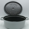 Cocotte ghisa ovale grigio grafite Staub cm 27 litri 3,2 - immagine 4