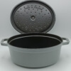 Cocotte ghisa ovale Graphite cm 29 - immagine 3
