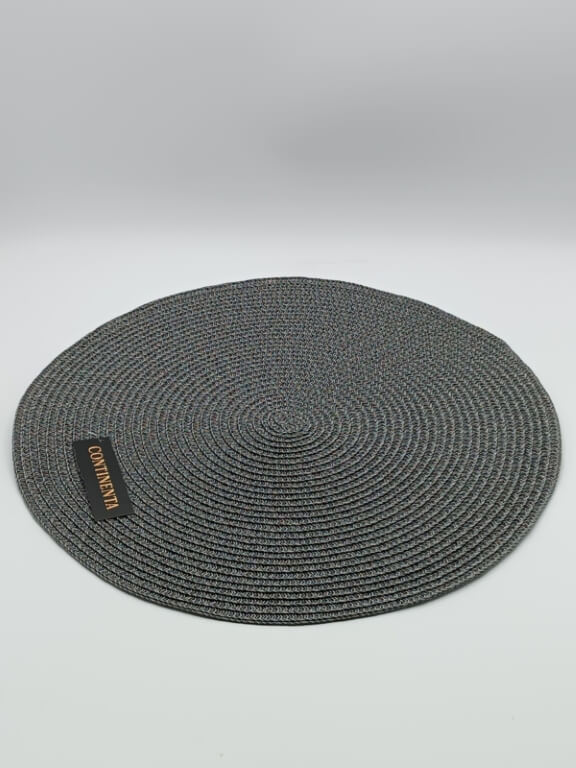 Sottopiatto sintetico grigio scuro cm 38 - immagine 2
