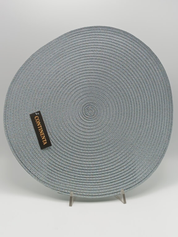 Sottopiatto sintetico grigio/verde cm 38