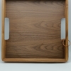 Vassoio acacia /noce cm. 40x40