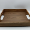 Vassoio acacia /noce cm. 40x40 - immagine 3