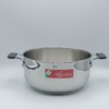 Casseruola fonda in acciaio con coperchio cm 24 Tempra - immagine 2