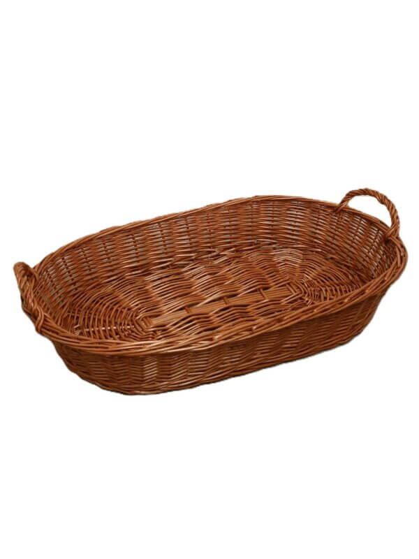 Cesto stiro vimini rosso ovale
cm 73 x 42 h 15 - immagine 2