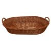 Cesto stiro vimini rosso europeo ovale
cm 82 x 48 h 15