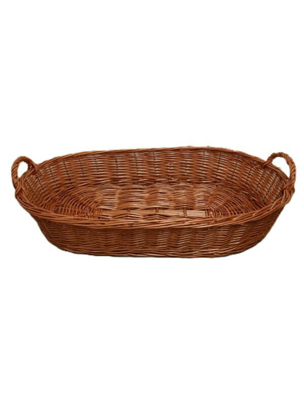 Cesto stiro vimini rosso europeo ovale
cm 82 x 48 h 15