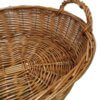 Cesto stiro vimini rosso europeo ovale
cm 82 x 48 h 15 - immagine 3