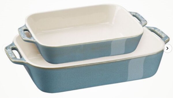 Pirofile set 2 pezzi grigio antico