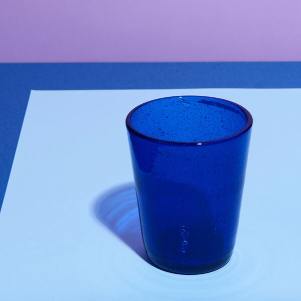 Bicchiere acqua vetro blue v. Memento - immagine 2