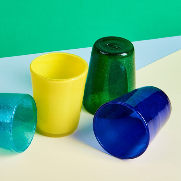 Bicchiere acqua vetro blue v. Memento - immagine 3