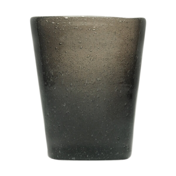 Bicchiere acqua vetro black transparent  Memento