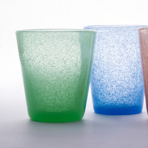 Bicchiere acqua vetro jade Memento - immagine 3