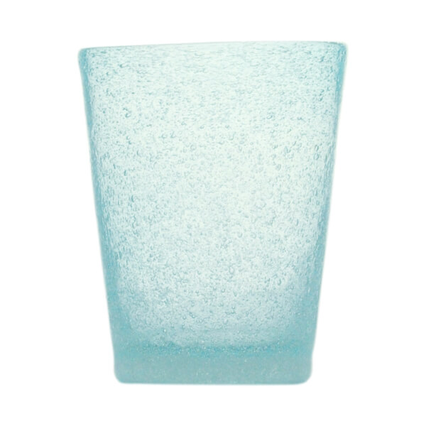 Bicchiere acqua vetro azzurro (light blue) Memento
