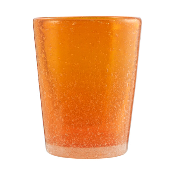 Bicchiere acqua vetro mandarino Memento - immagine 3