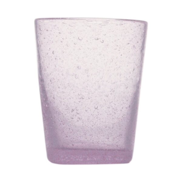 Bicchiere acqua vetro mauve Memento