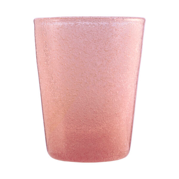 Bicchiere acqua vetro peach Memento - immagine 5