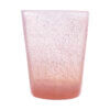 Bicchiere acqua vetro peach Memento